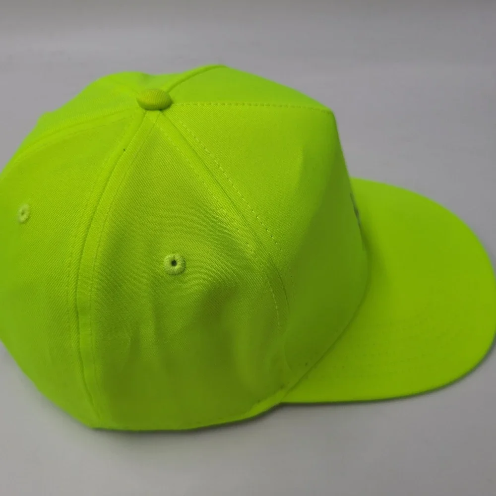 Elmer Fudd Hat Snapback Neon Green Looney Tunes Hunting Logo Cartoon Novelty Men